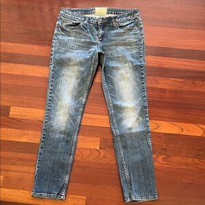 Womens Jr’s 13R American Rag Loose Skinny Blue Jeans